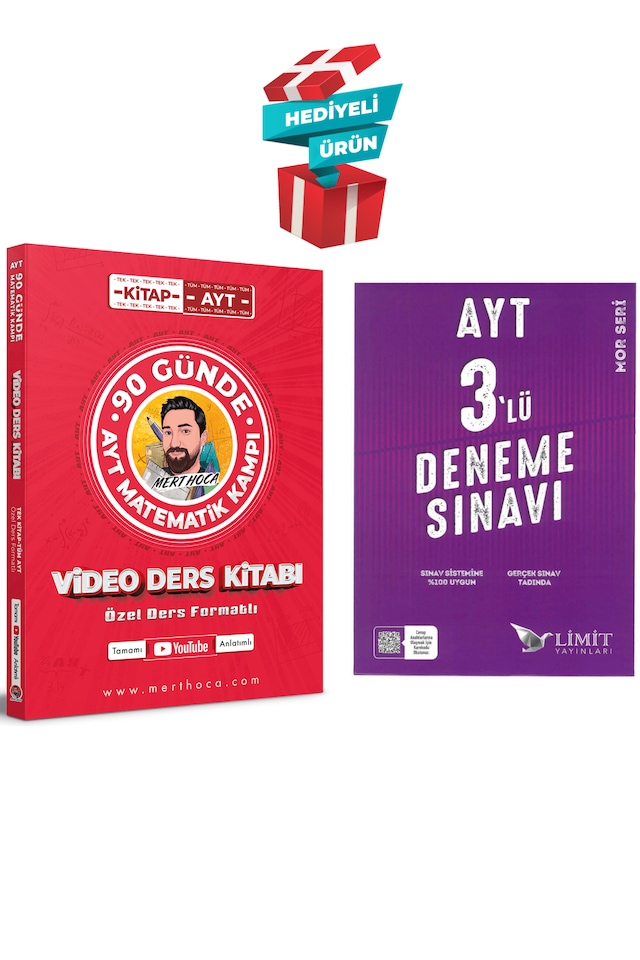 90 Günde AYT Matematik Kampı Video Ders Kitabı + Deneme Mert Hoca