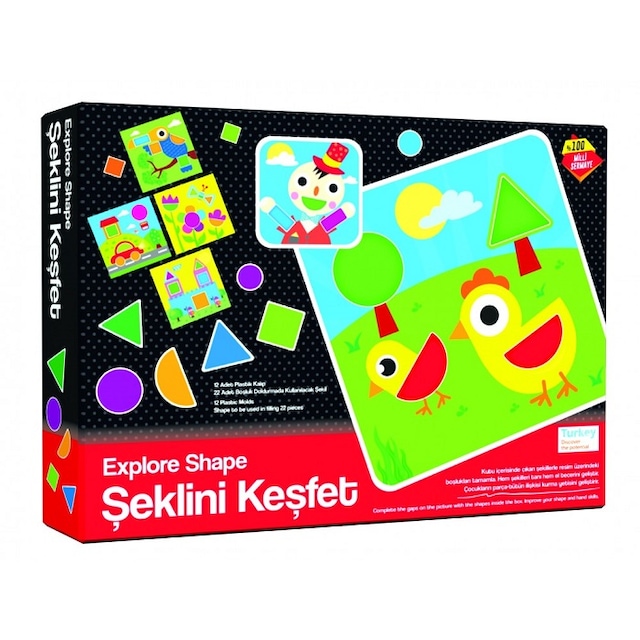 ŞEKLİNİ KEŞFET AKIL VE ZEKA OYUNU KUMTOYS