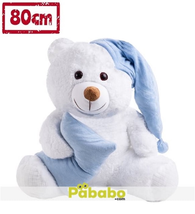 80 cm Yastıklı Uyku Arkadaşı Peluş Ayıcık