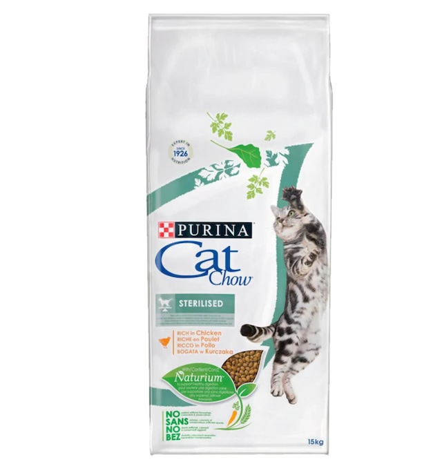 Purina Cat Chow Sterilised Kısırlaştırılmış Yetişkin Kedi Maması 15 KG