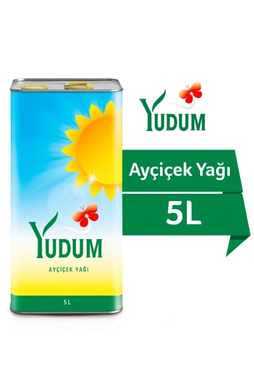 Yudum Ayçiçek Yağı Teneke 5 L