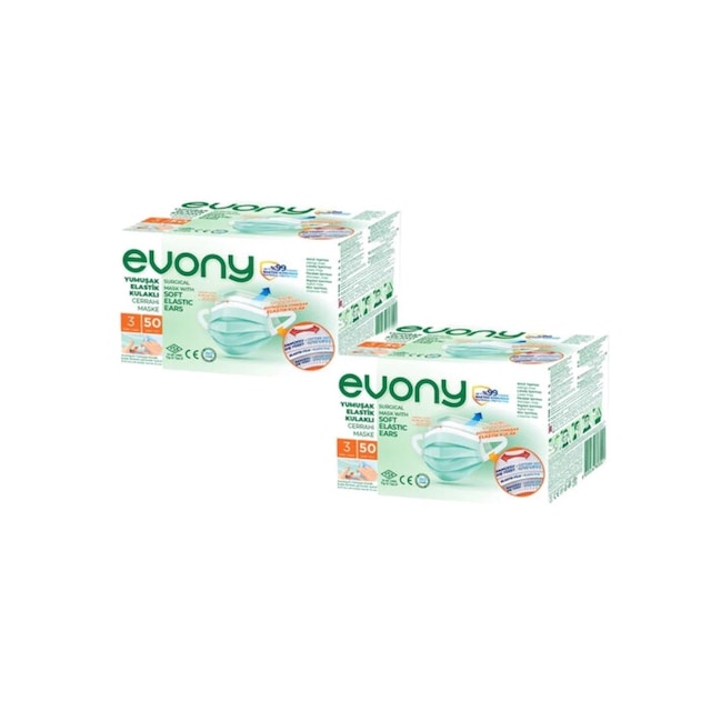 100 Adet (2 Paket) - EVONY MASKE