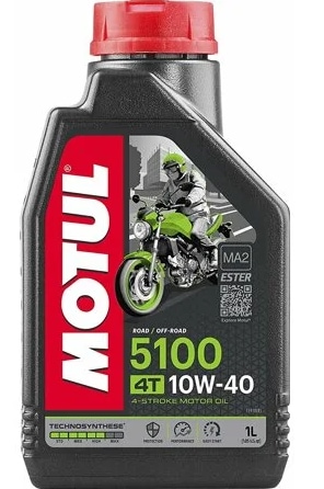 Motul 4T 5100 10W-40 1 Litre Motosiklet Yağı (Ü.T.05.21)