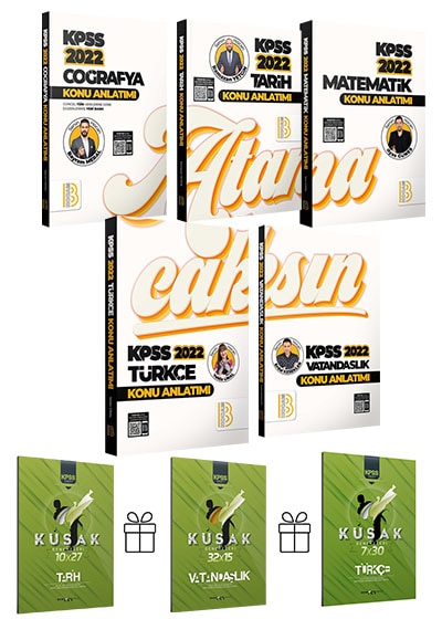 2022 KPSS Genel Yetenek Kültür Konu Anlatım Set Benim Hocam Ya...