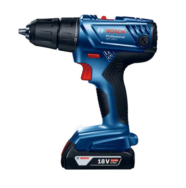 Bosch Professional GSR 180-LI 18V 2.0 Ah Çift Akülü Darbesiz Matkap Vidalama