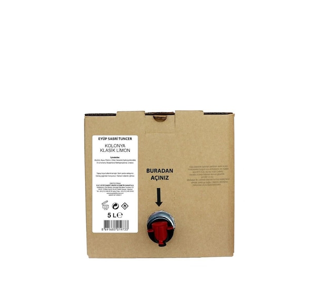 Eyüp Sabri Tuncer Klasik Limon Kolonyası 5 Lt (Dökme Paket)