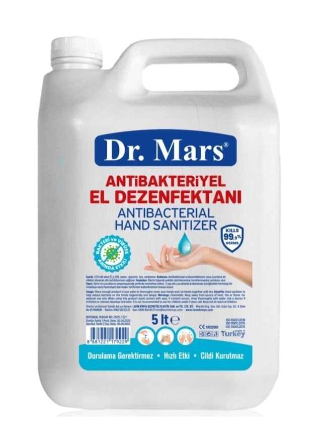 Antibakteriyel El Dezenfektanı 5Lt.
