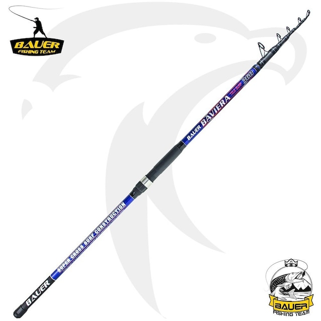 Bauer Baviera Teleskopik Surf Kamışı 200 gr Atarlı 420 cm