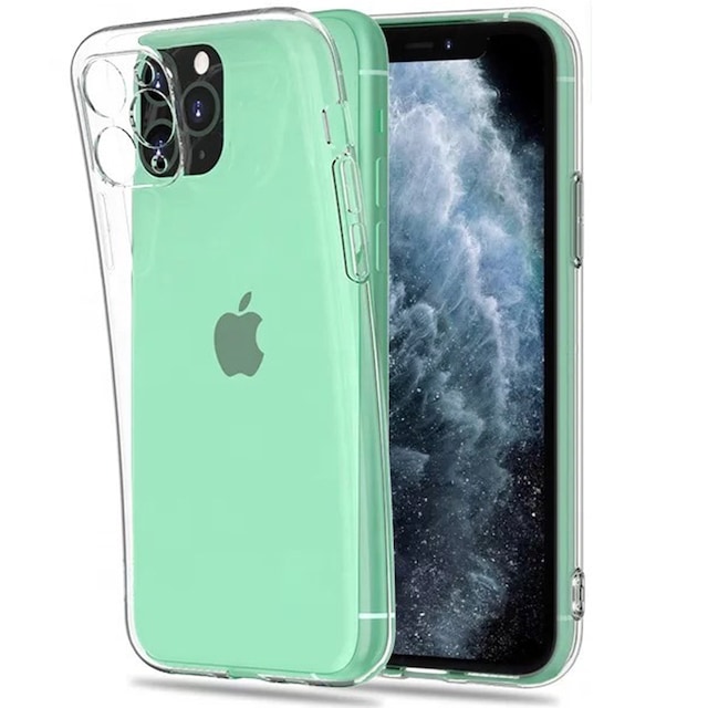 iPhone 11 Kılıf Şeffaf Silikon 3D Kamera Korumalı Altı Tıpalı