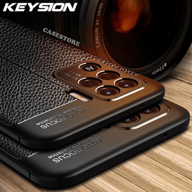 Oppo Reno 5 Lite Kılıf Kamera Lens Korumalı Focus Deri Silikon