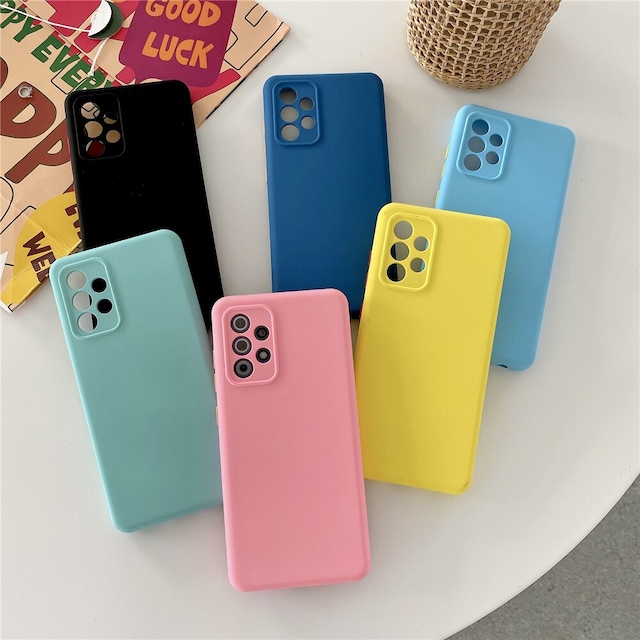 Samsung Galaxy A52 Kılıf Kamera Lens Korumalı İçi Kadife Silikon