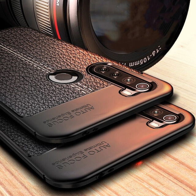 Xiaomi Redmi Note 8 Kılıf Orjinal Niss Deri Görünümlü Tam Koruma