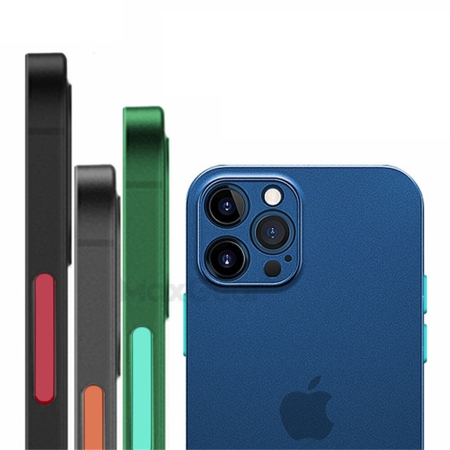 Apple iPhone 12 Kılıf 0.3mm Ultra İnce Hayalet Transparan Kılıf