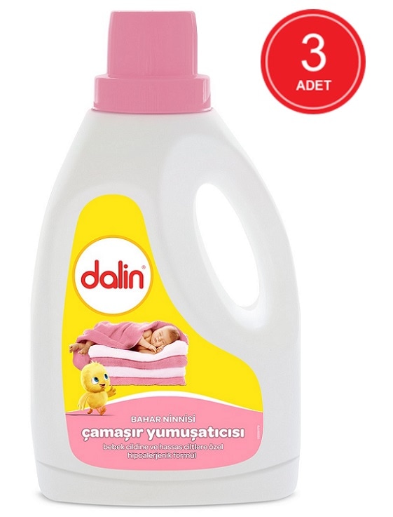 Dalin Bahar Ninnisi Hipoalerjenik Çamaşır Yumuşatıcı 3 x 1500 ML
