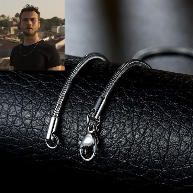 Yamaç Kolyesi Zinciri Erkek Çelik Kolye Zincir