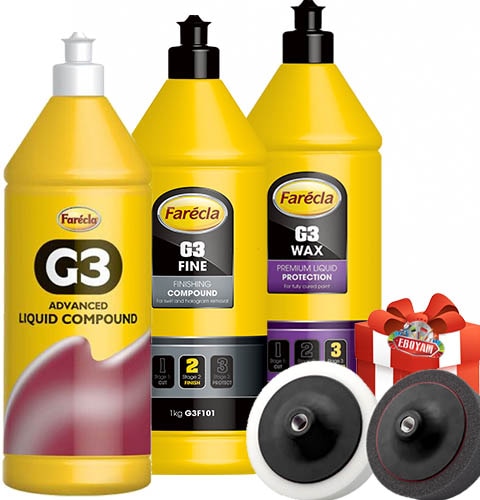 Farecla Hediyeli G3 Pasta + G3 Fine Hare + G3 Wax Cila 1 Litre