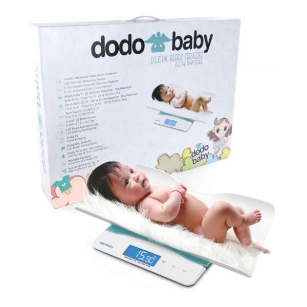 Dodo Baby SC0003 Dijital Elektronik Bebek ve Çocuk Tartısı