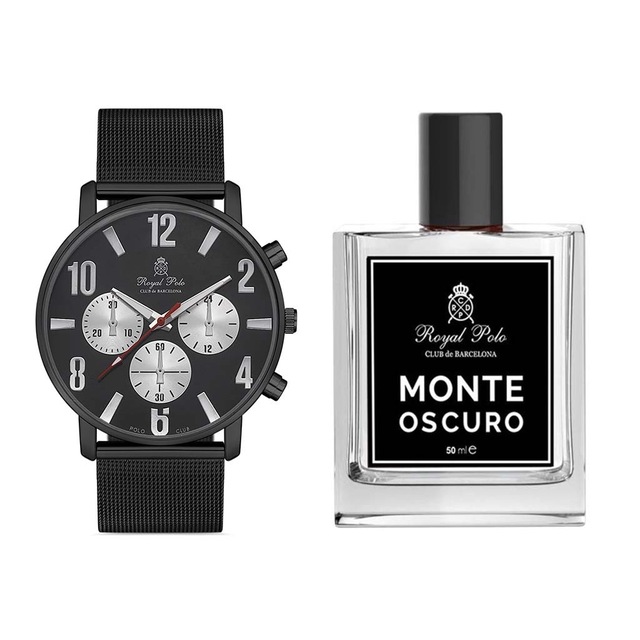 Royal Polo Erkek Saat Ve Monte Oscuro 50 Ml Edt Erkek Parfüm nk4150