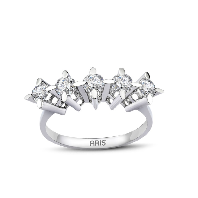 Ariş Pırlanta 0.40 Karat G Renk Beştaş Pırlanta Yüzük