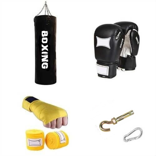 120x35 cm GENİŞ KUM TORBASI BOKS ELDİVENİ+BADAJ+CELİK APARAT