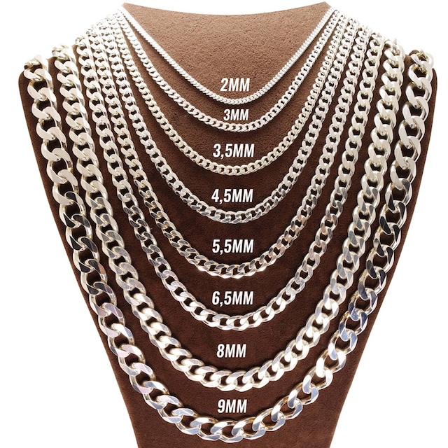 Gümüş Gurmet Zinciri Erkek Bayan Gümüş Kolye Zincir