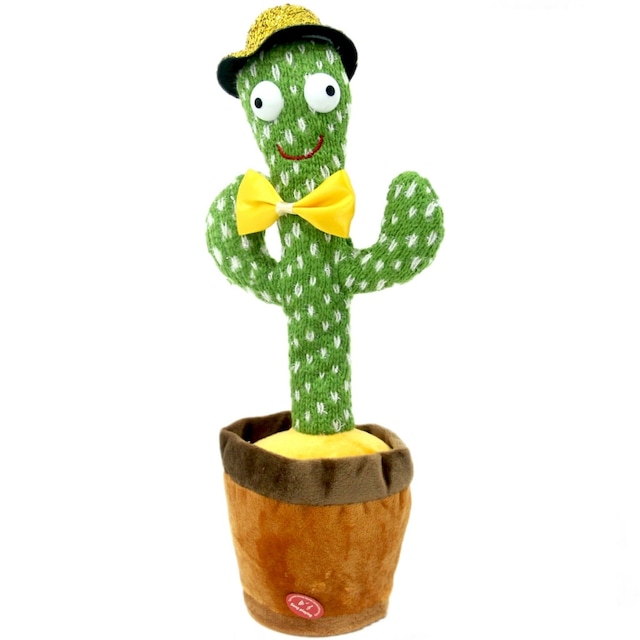 Dans Eden Şarjlı Peluş Kaktüs RL2021 Çılgın Kaktüs ışıklı müzikli