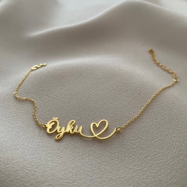 KİŞİYE ÖZEL İSİMLİ 925 AYAR GÜMÜŞ BİLEKLİK