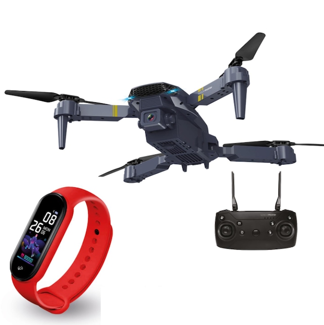 Corby SD03 720P Kameralı Smart Drone + Smart Step PSSW09 Akıllı Bileklik