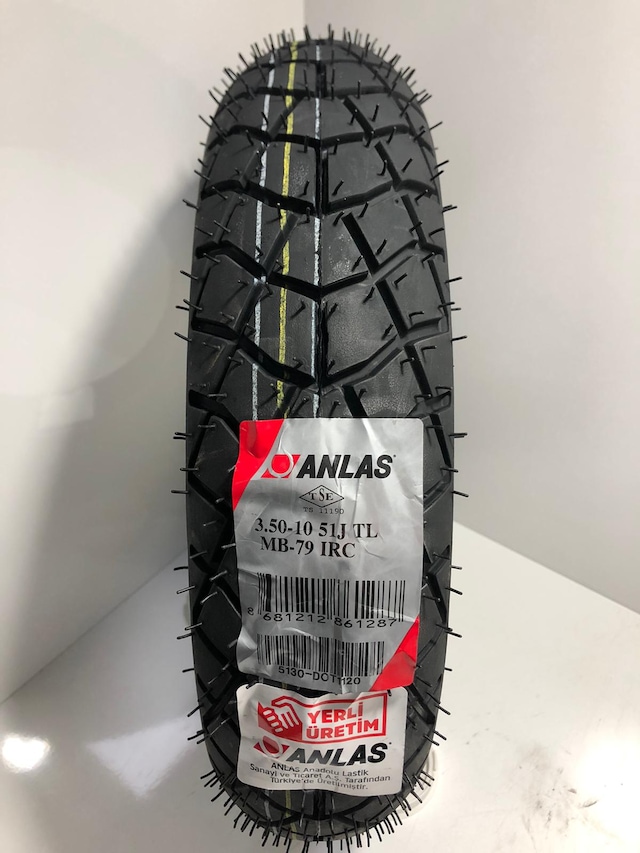 3.50-10 MB-79 TUBELESS-51J-IRC- ANLAŞ-2021 ÜRETİMİ