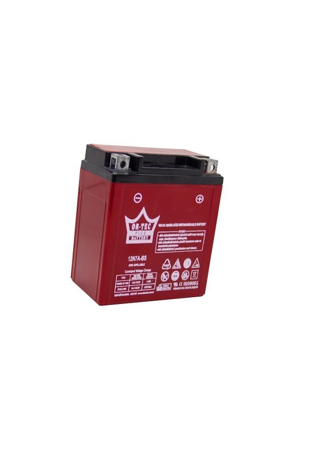 ORTEC 12V 7 AH 12N7A-BS MOTOSİKLET AKÜSÜ