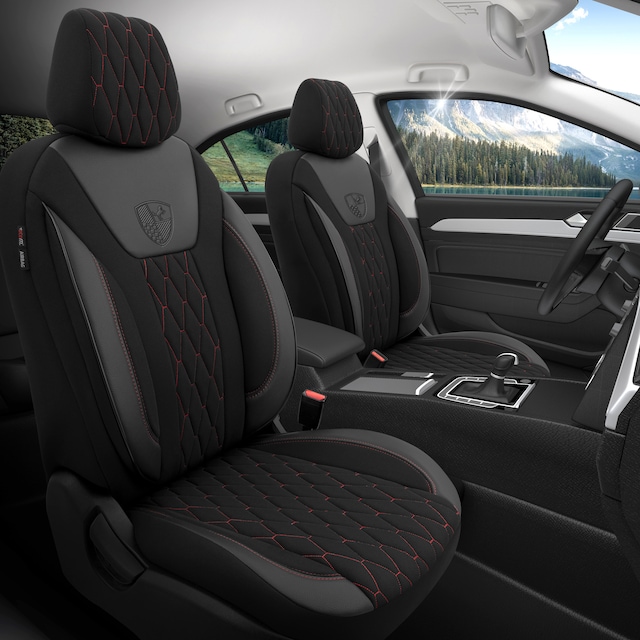 Otom Bronco Design Airbag Dikişli Ortopedik Oto Koltuk Kılıfı