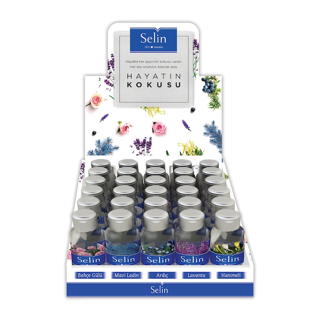 Selin Parfümlü Kolonya Karma Set (35 ml x 30 Adet)
