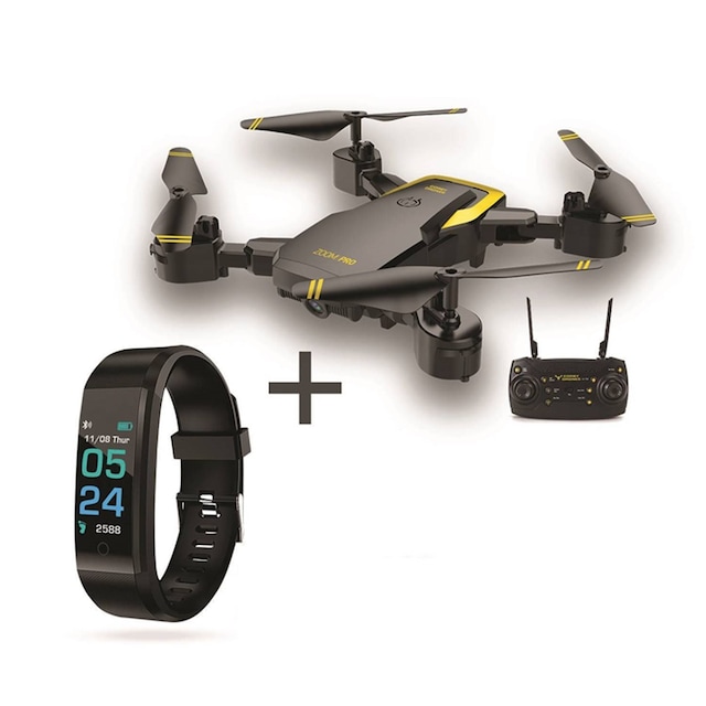 Corby CX007 Zoom Pro Smart Drone + Polosmart PSSW01 Akıllı Bileklik