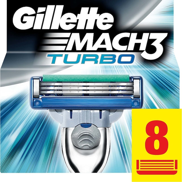 Gillette Mach 3 Turbo 8'li Yedek Tıraş Bıçağı
