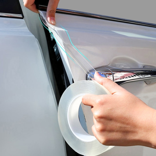 Araç Kapı Tampon Çizik Engelleyici Koruyucu Silikon Şeffaf Band
