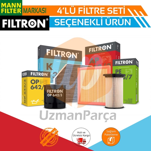 Chevrolet Aveo 1.3 D Dizel Mann Filtron Filtre Bakım Seti