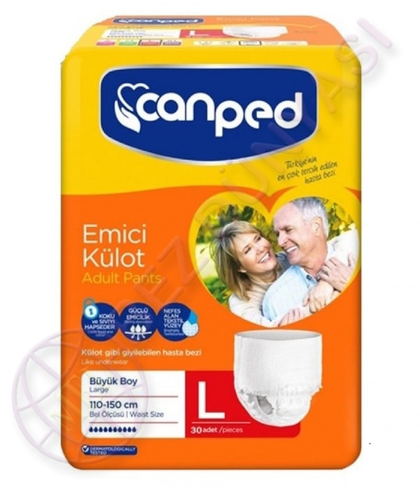 Canped Emici Külotlu Hasta Bezi Büyük Boy 60 Adet