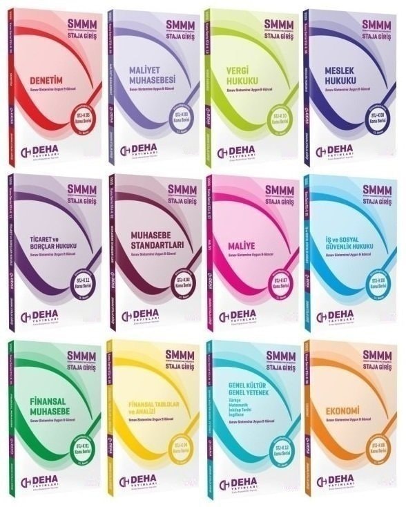 Deha 2021 SMMM Staja Giriş Konu Anlatımlı 12 li Set Deha Yayınlar