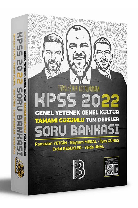 Benim Hocam Yayınları 2022 KPSS Genel Yetenek Genel Kültür Tamam