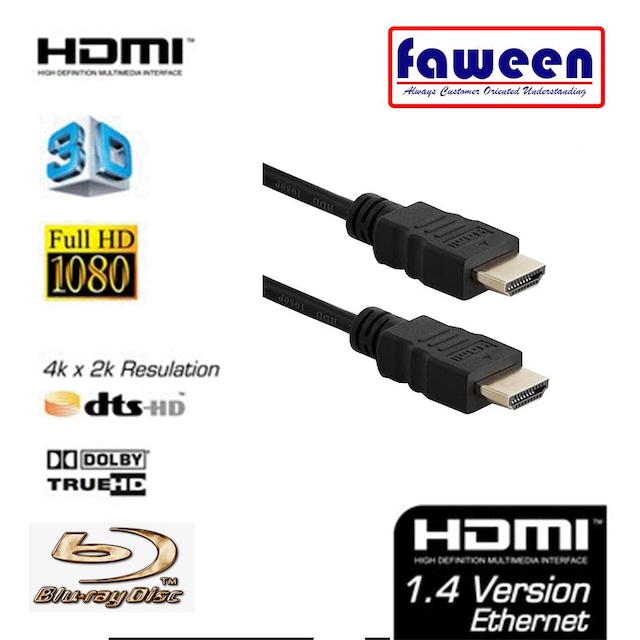 1m 1.5m 3m 5m 10m Hdmi Kablo 1.4V 4K Full HD Laptop TV Görüntü Hd