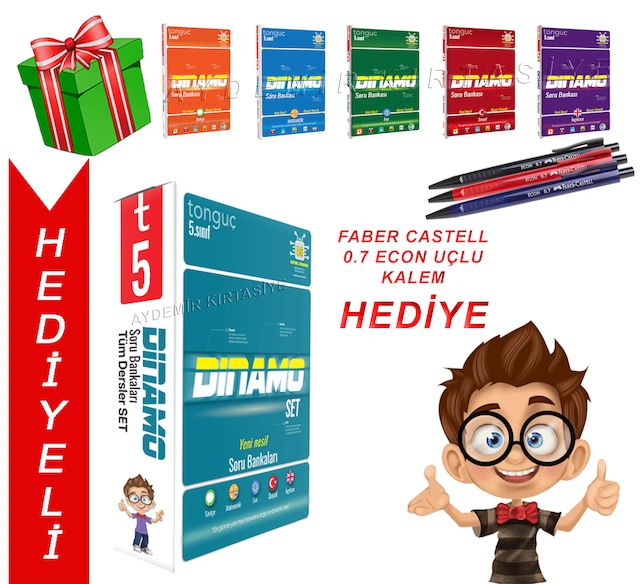 5. Sınıf Tonguç Dinamo Tüm Dersler Soru Bankası Set