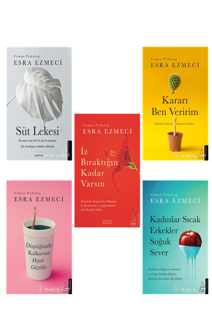Esra Ezmeci - 5'li Kitap Seti - Destek Yayınları - kalitekitap