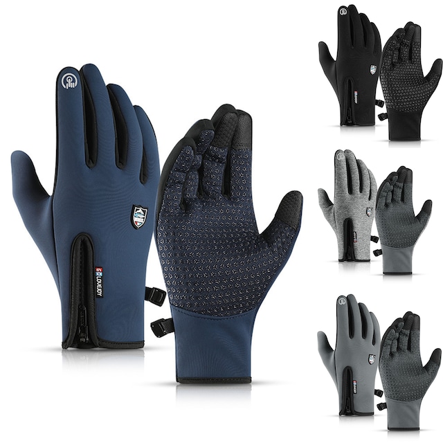 Kışlık Eldiven Windproof Rüzgar Geçirmez Dokunmatik Ekran Kaymaz