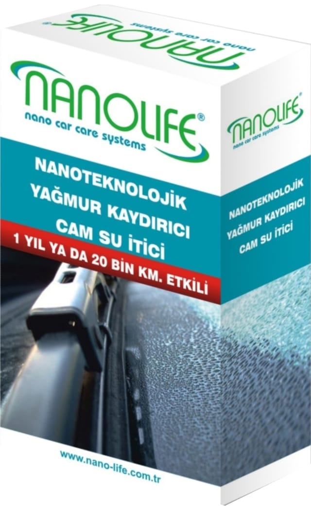 NANOLIFE Yağmur Kaydırıcı-1 YIL YA DA 20000KM ETKİLİ-Cam Su İtici