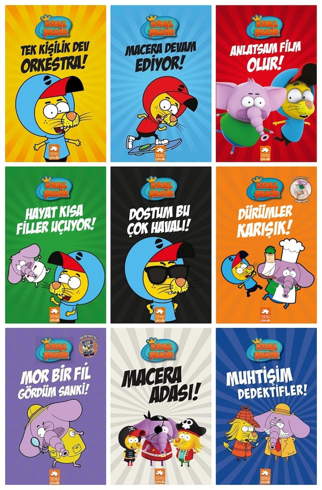 Kral Şakir 9'lu Set - (1'den 9'a kadar)