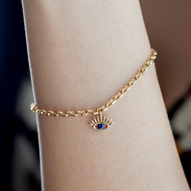 14 Ayar Altın Göz Bileklik