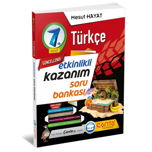 Çanta Yayınları 7.Sınıf Kazanım Türkçe Soru Bankası