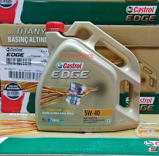 CASTROL EDGE 5W-40 4 LİTRE (Ü/T:14.11.2020)