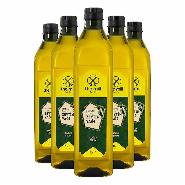 The Mill Soğuk Sıkım Naturel Sızma Zeytinyağı Pet 5 x 1 L