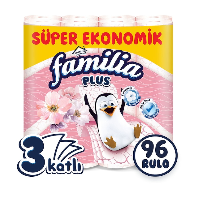 Familia Plus Parfümlü Süper Ekonomik Tuvalet Kağıdı 3 x 32 Rulo